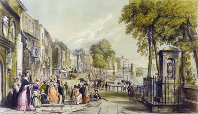 منظر تشاين ووك ، تشيلسي ، 1840 بواسطة وليام باروت